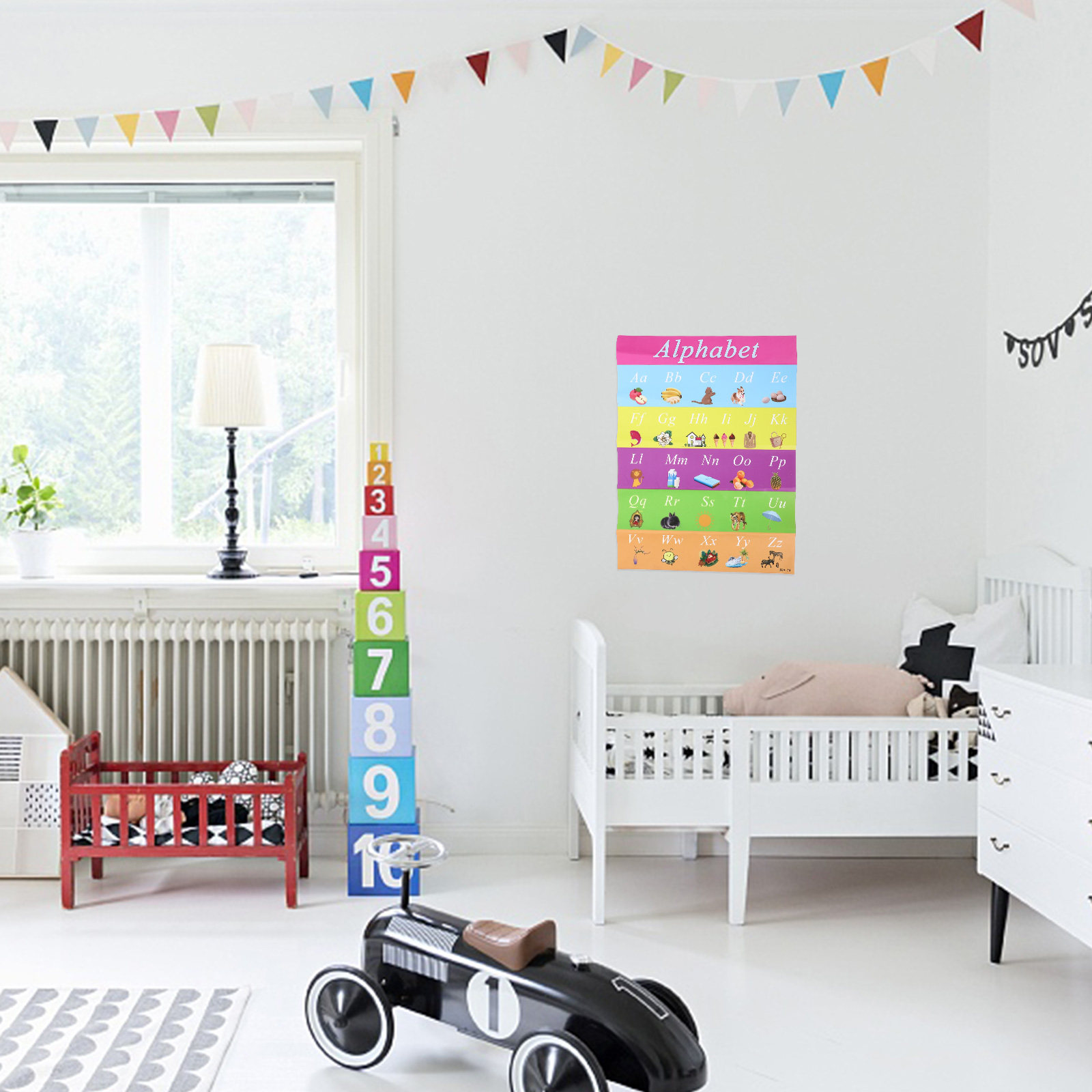 Kids Education Charts - 30x40cm 어린이용 조기 교육 포스터, 자가