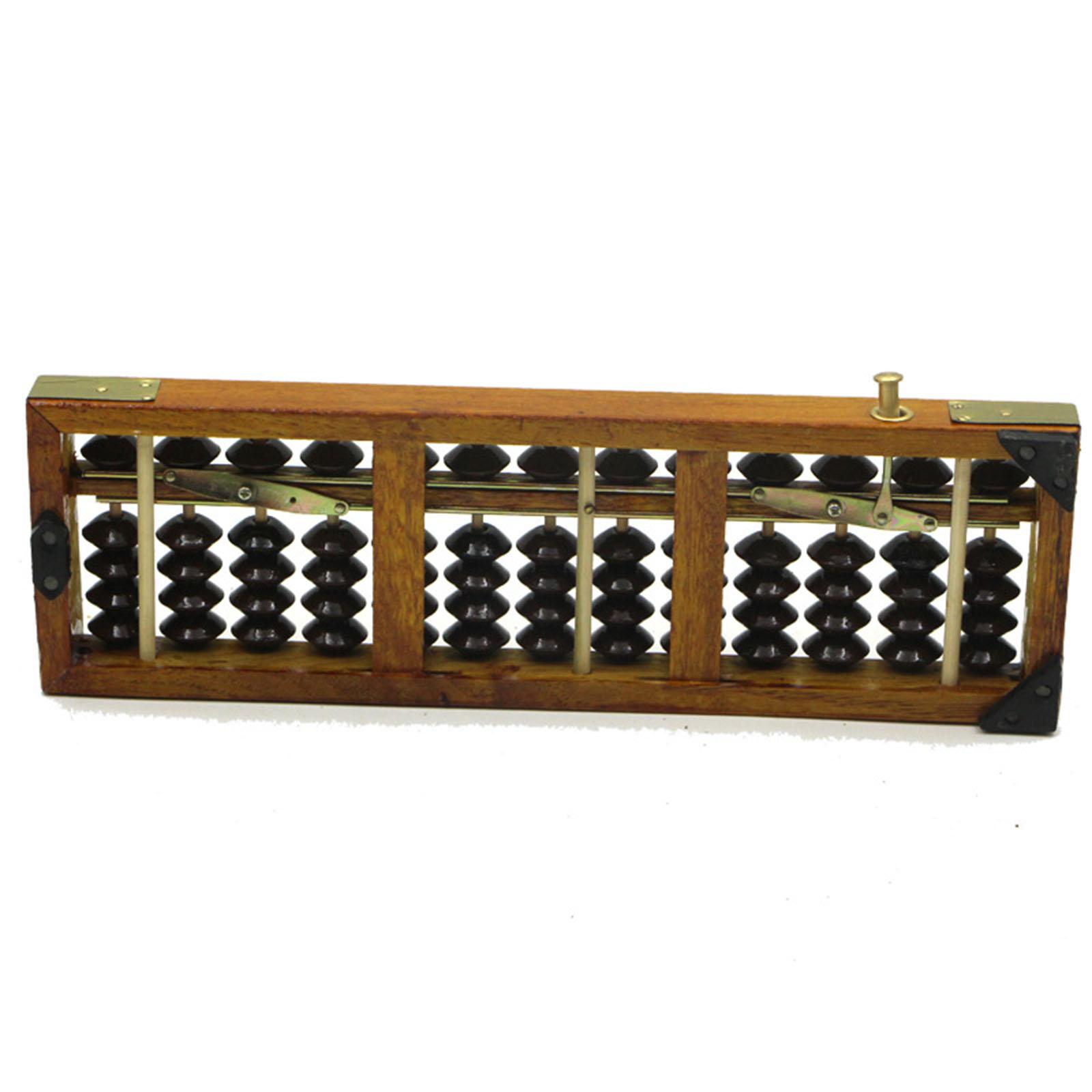 Abacus Counting Bead - 어린이용 나무 아바코 13자리 계산기 수학