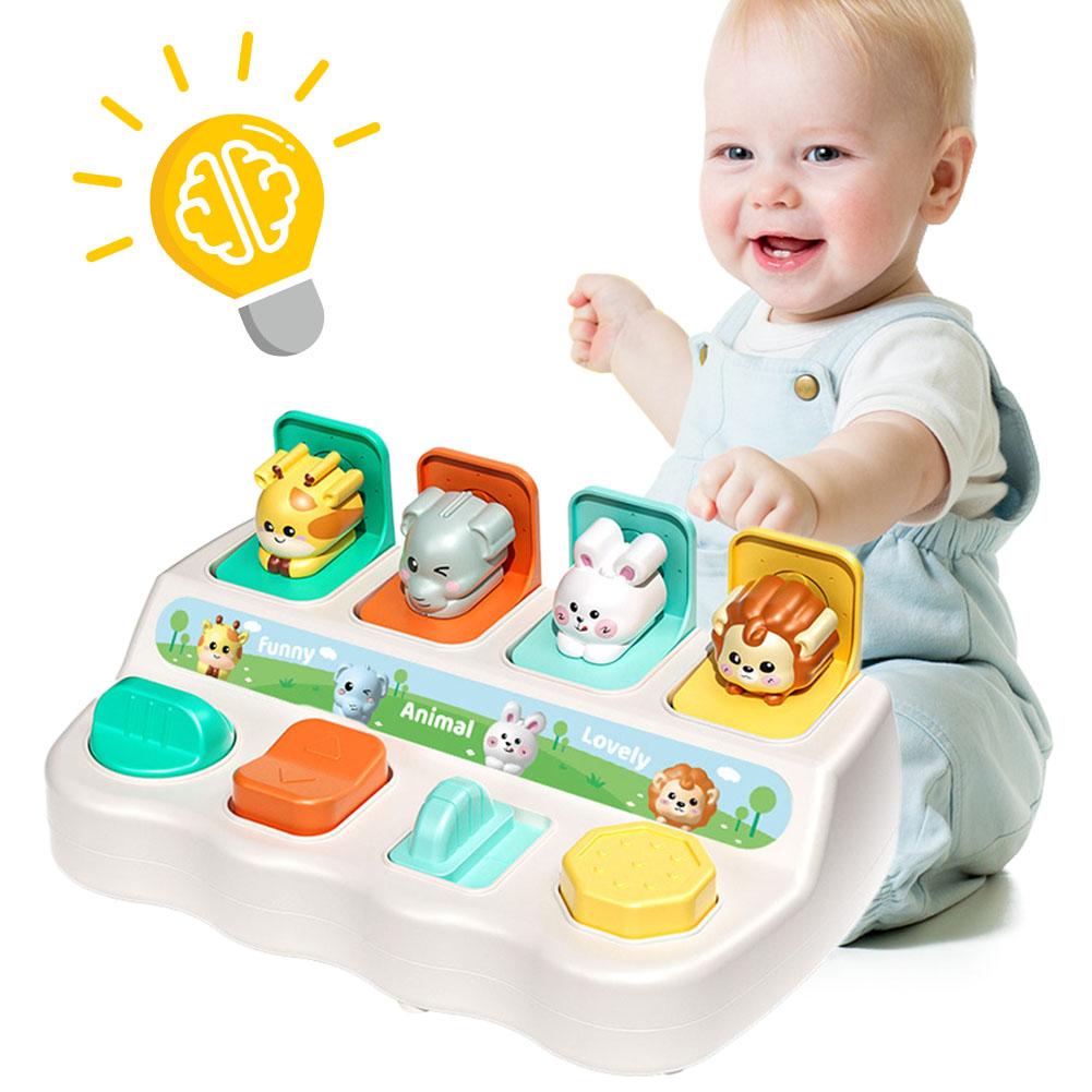 Kids Educational Box - 인터랙티브 팝업 동물 장난감 어린이 숨바꾸기