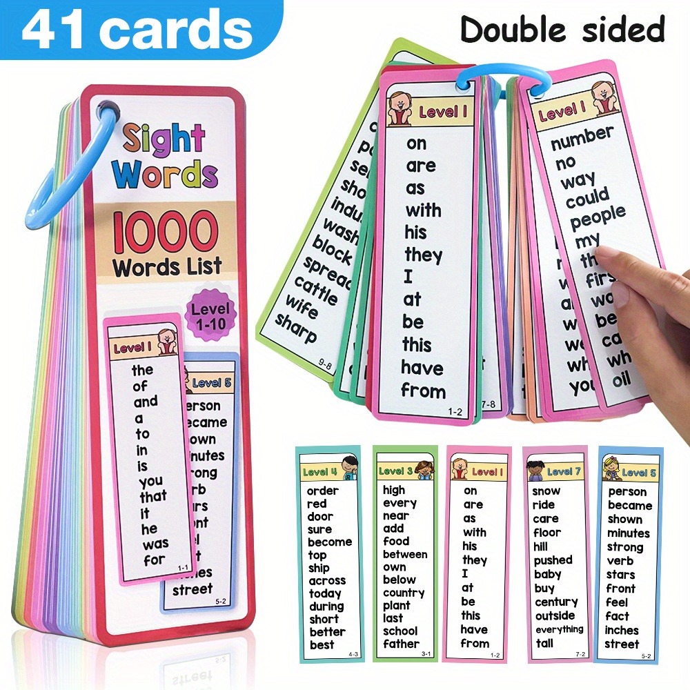 양면 카드로 즐거운 학습 활동, 6-10세 어린이를 위 - Kids Education Level 리뷰 및 가격
