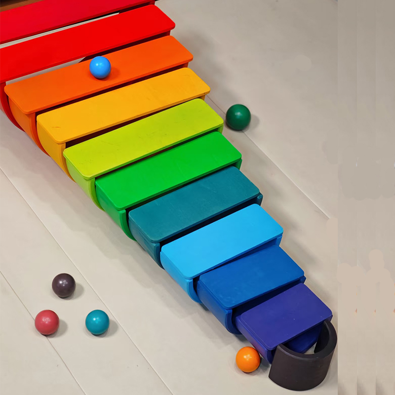 나무 무지개 블록 다채로운 스태킹 빌딩 블록 어린이 개 - Kids Educational Box 리뷰 및 가격