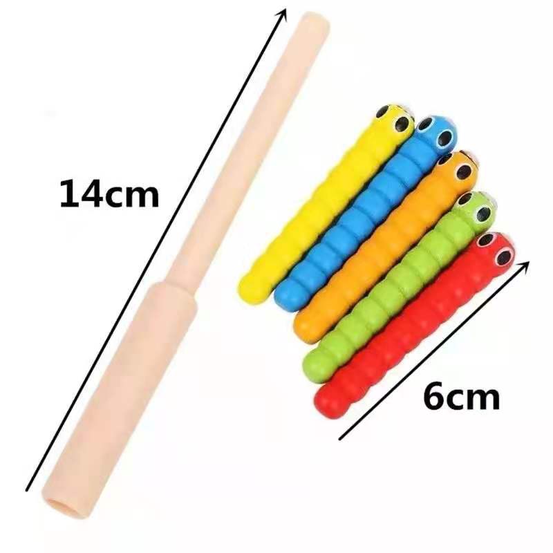몬테소리 교육용 나무 장난감 지팡이 벌레 잡기 게임,  - Kids Educational Box 리뷰 및 가격