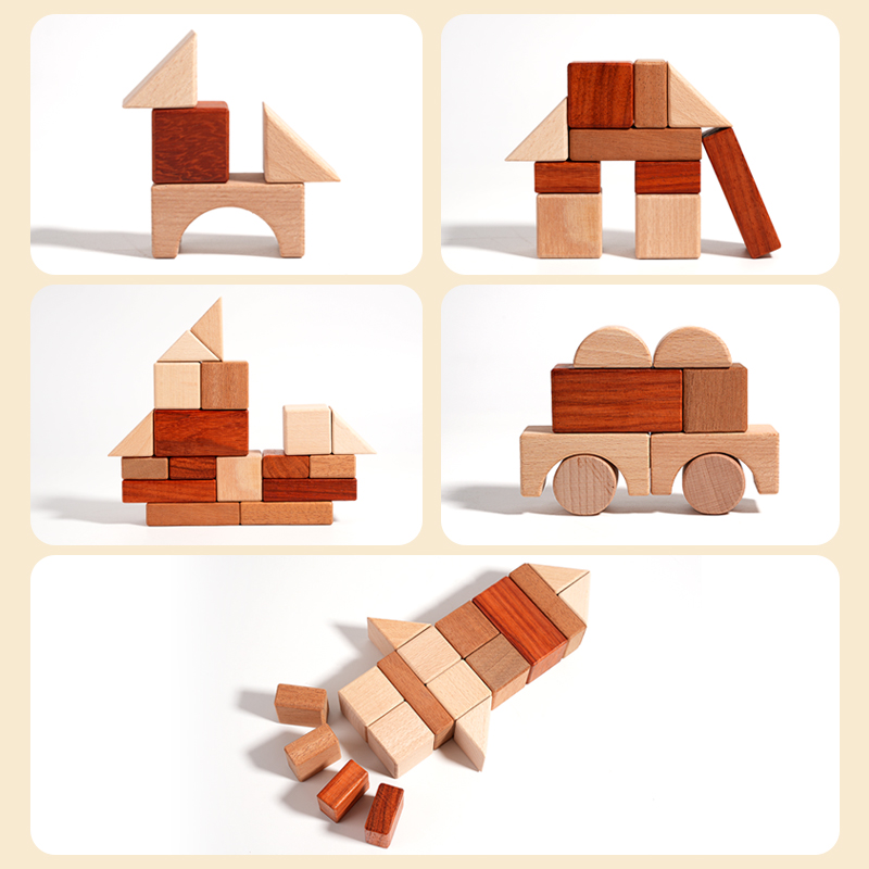 29피스 나무 DIY 조립 블록, 새로운 몬테소리 조기 - Kids Educational Box 리뷰 및 가격