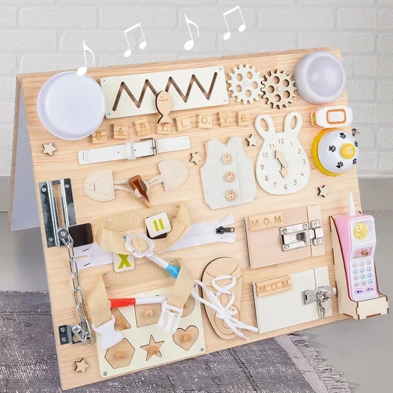 1개 DIY 몬테소리 비지보드 어린이 수제 조기 교육  - Kids Educational Box 리뷰 및 가격