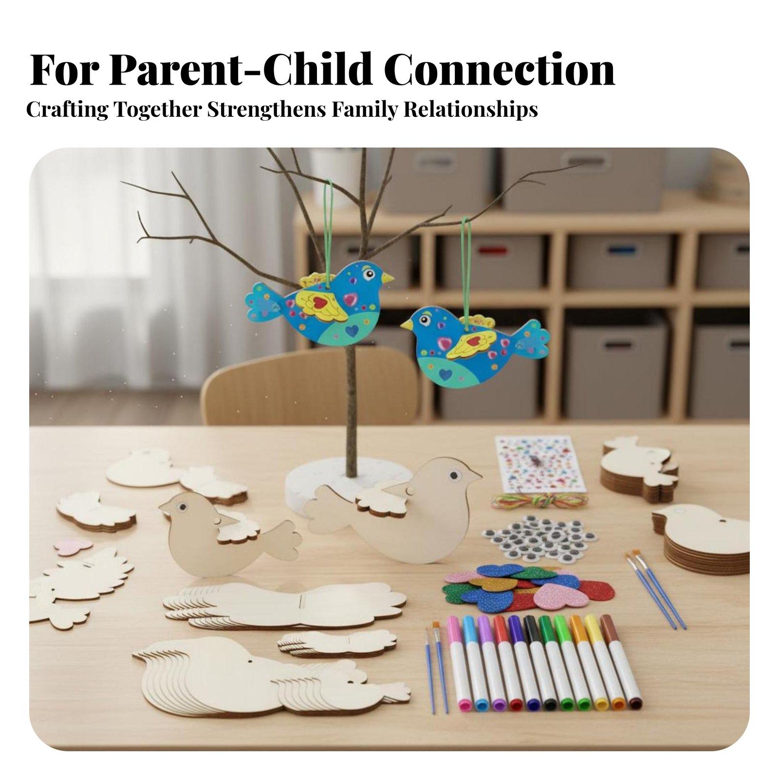 8개 3D 나무 새 공예 키트 교육용 장난감 나무 새  - Kids Education Kit 리뷰 및 가격