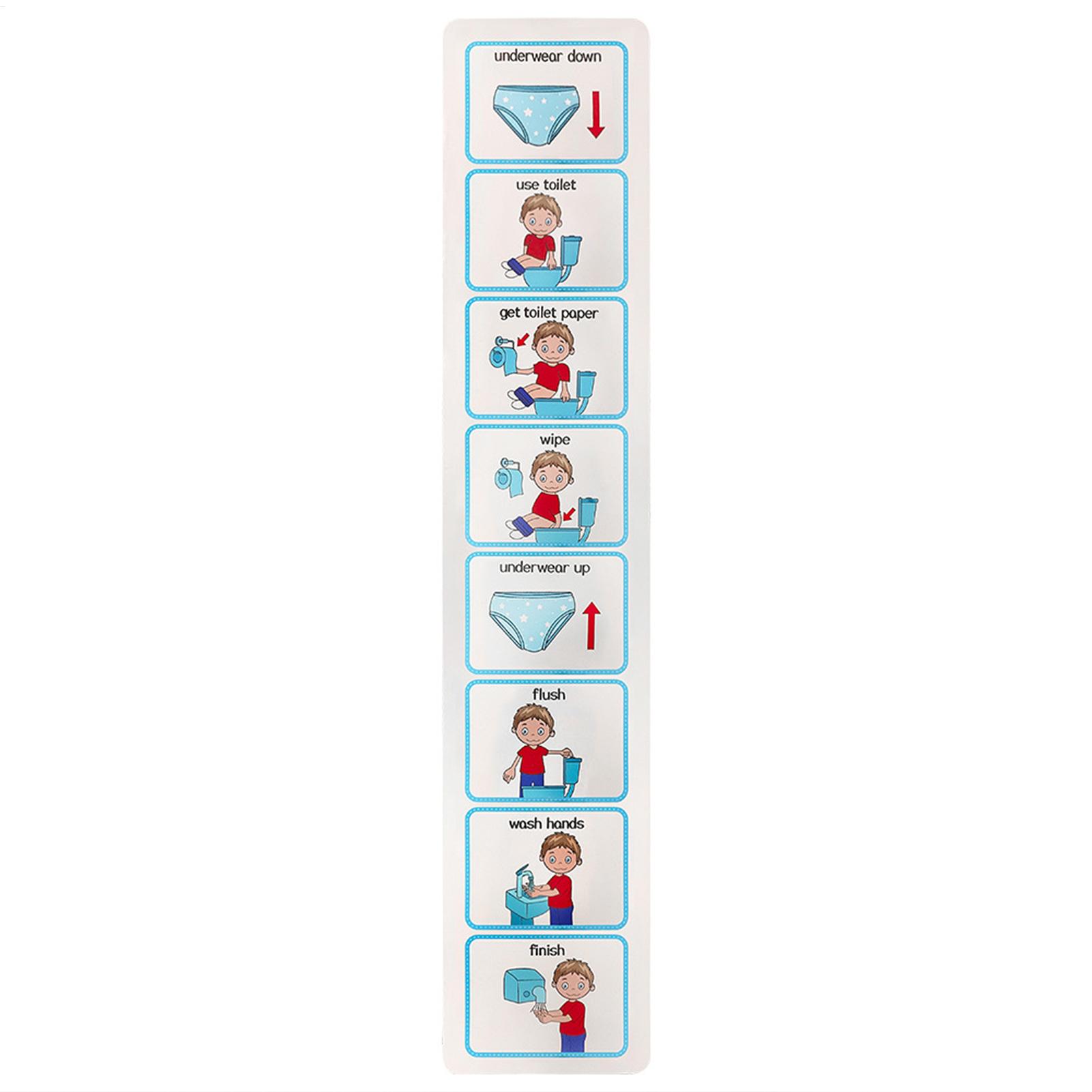 배변 훈련 차트 생활 기술 배변 훈련 시각 계획표 아이 - Kids Education Charts 리뷰 및 가격