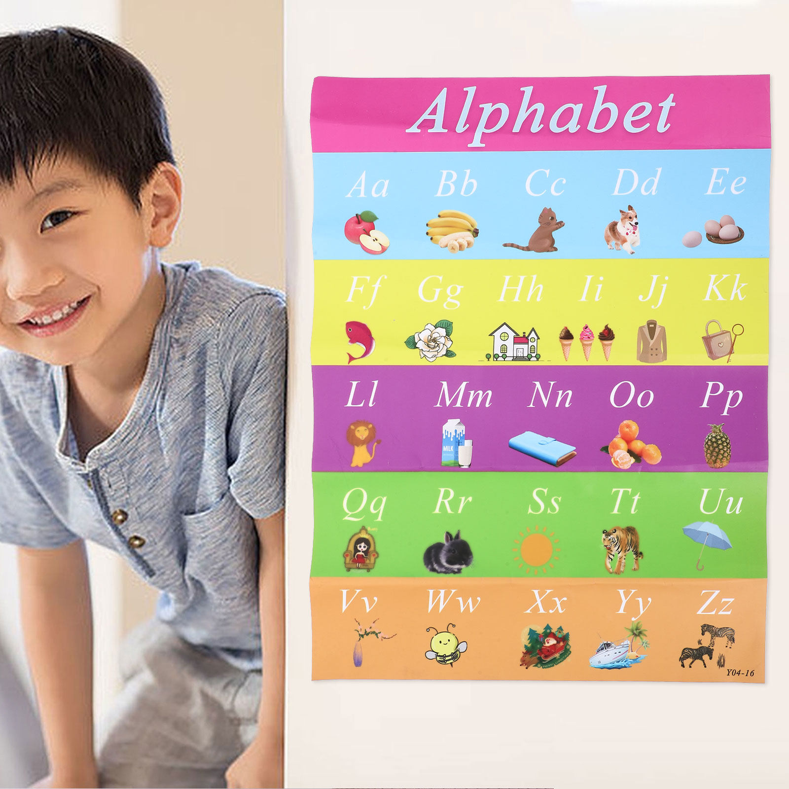 어린이용 고급 자가 접착식 교육 포스터, 다채로운 색상 - Kids Education Charts 리뷰 및 가격