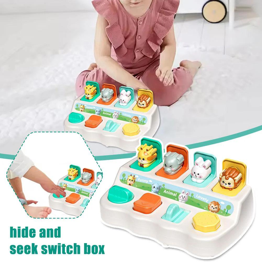 인터랙티브 팝업 동물 장난감 어린이 숨바꾸기 스위치 박 - Kids Educational Box 리뷰 및 가격