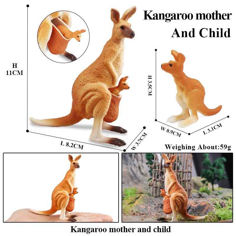 Oenux 클래식 호주 야생 동물 캥거루 코알라 타조  - Kangaroo Kids Education 리뷰 및 가격