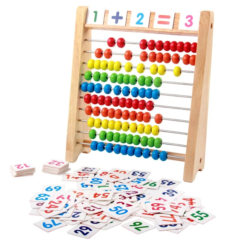 나무 주판 교육용 수학 장난감 어린이 무지개 구슬 숫자 - Abacus Counting Bead 리뷰 및 가격
