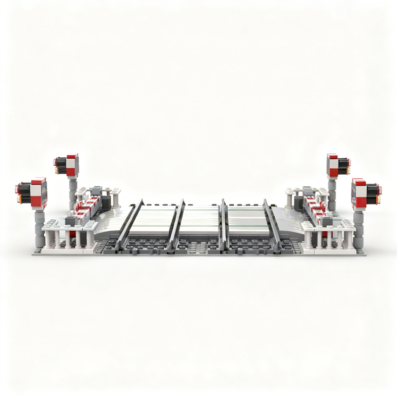 372pcs MOC 영국 이중 트랙 풀 배리어 레벨 기 - Kids Education Uk 리뷰 및 가격