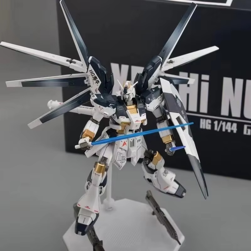 하이-ν 하이 누 GPB 컬러 HG 1/144 스케치, - Bandai Model Gundam Hg 리뷰 및 가격
