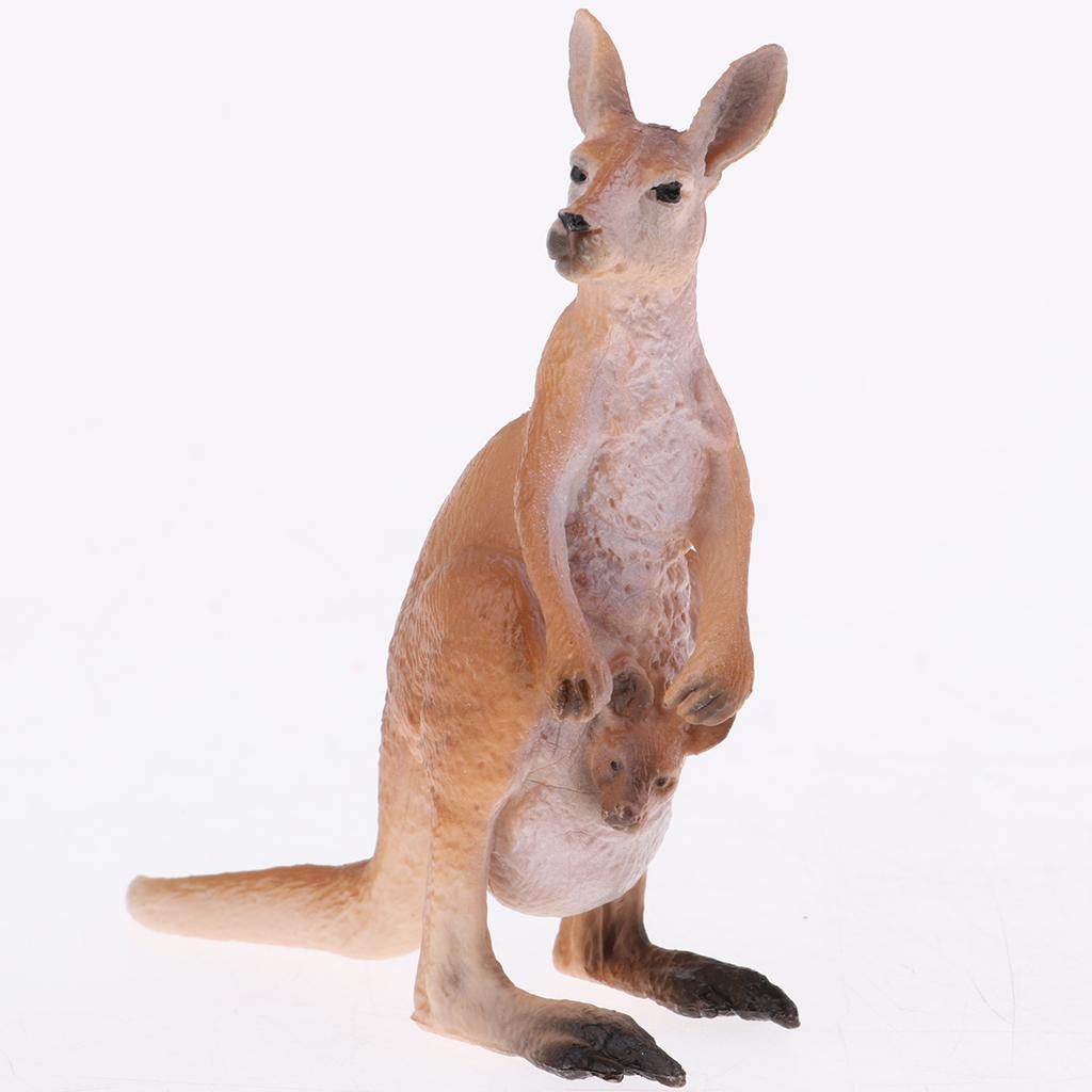 현실적인 동물 액션 피규어 캥거루 가족 모델 교육용 장 - Kangaroo Kids Education 리뷰 및 가격