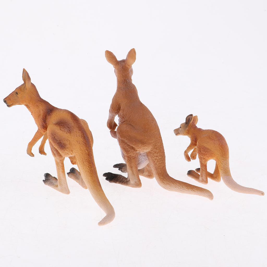 현실적인 동물 액션 피규어 캥거루 가족 모델 교육용 장 - Kangaroo Kids Education 리뷰 및 가격
