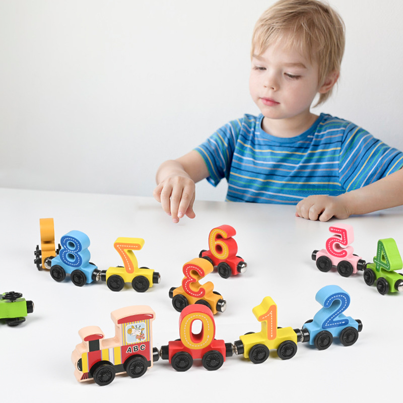 몬테소리 나무 기차 장난감 조기 교육 인식 알파벳 장난 - Kids Educational Box 리뷰 및 가격