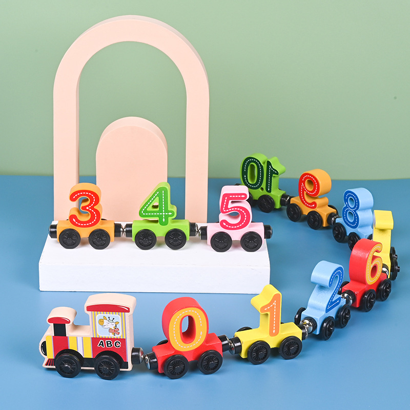 몬테소리 나무 기차 장난감 조기 교육 인식 알파벳 장난 - Kids Educational Box 리뷰 및 가격