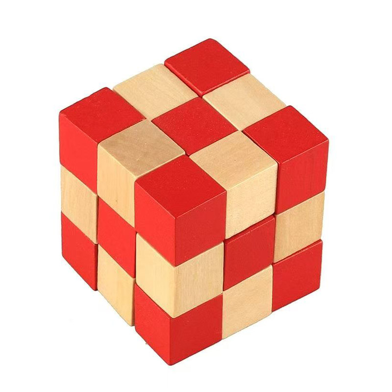 나무 꼬임 뱀 퍼즐 큐브 교육용 장난감 루반 자물쇠 두 - Brain Teaser Cube 리뷰 및 가격